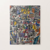 Puzzle Vue Oiseau de NYC | Joaquín Torres-García (Vertical)