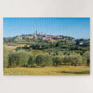Puzzle Vue panoramique de San Gimignano, Toscane
