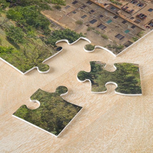 Puzzle Vue panoramique de San Gimignano Toscane Italie (Côté)
