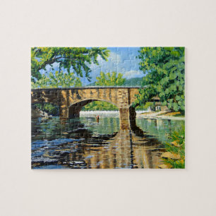 Puzzle Vue panoramique du ruisseau à truite du Missouri