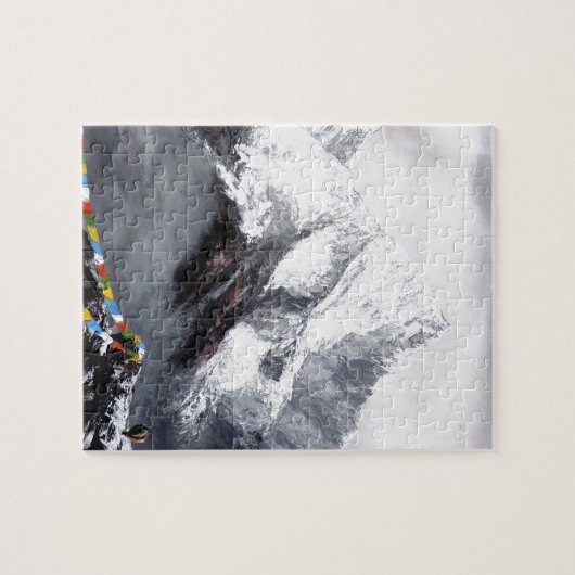 Puzzle Vue Panoramique Sur Everest Mountain (Horizontal)