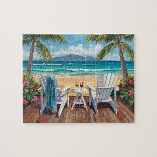 Puzzle Vue Paradis Tropical (Horizontal)