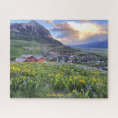 Puzzle Vue photographique glorieuse de Bouton pilé, CO (Horizontal)