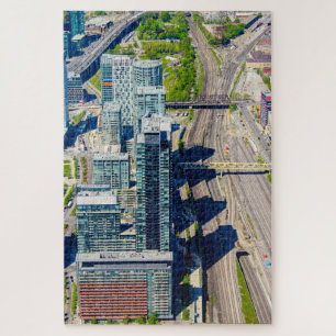 Puzzle Vue pittoresque de Toronto depuis la tour du CN, C