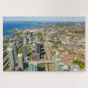 Puzzle Vue pittoresque de Toronto depuis la tour du CN, C