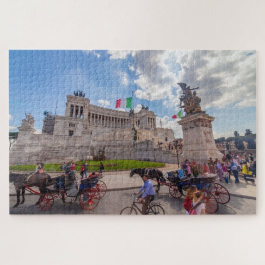 Puzzle Vue pittoresque de Vittoriano, Rome, Italie (Horizontal)