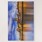 Puzzle Vue pittoresque du fleuve Regensburg (Vertical)