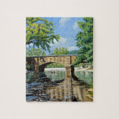 Puzzle Vue pittoresque du Missouri Trout Stream Fishing (Vertical)
