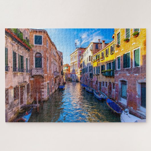 Puzzle Vue pittoresque d'un canal à Venise, Italie (Horizontal)