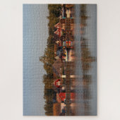 Puzzle Vue pittoresque sur Coastal Haven | Retraite balné (Vertical)