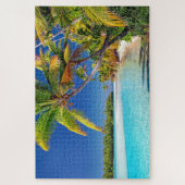 Puzzle Vue pittoresque sur Cook Island Beach | Tropical (Vertical)