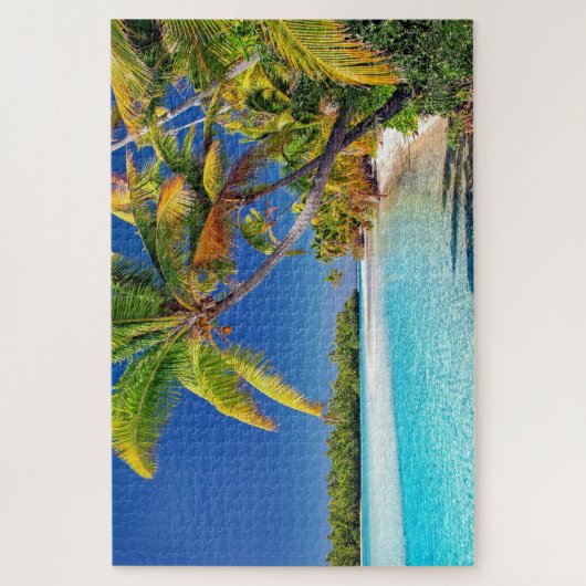 Puzzle Vue pittoresque sur Cook Island Beach | Tropical (Vertical)