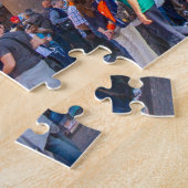Puzzle Vue pittoresque sur la façade du Panthéon, Rome, I (Côté)