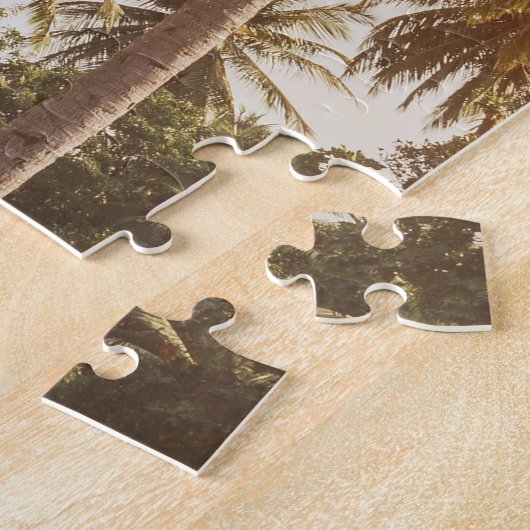 Puzzle Vue Pittoresque sur la plage de Palm (Côté)