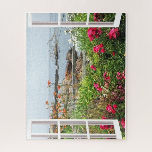 Puzzle VUE pittoresque SUR LE JARDIN ET LA MER COVE (Vertical)
