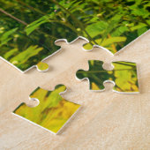 Puzzle Vue pittoresque sur le lac de Côme à travers les f (Côté)