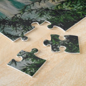 Puzzle Vue pittoresque sur le lac house alpine (Côté)