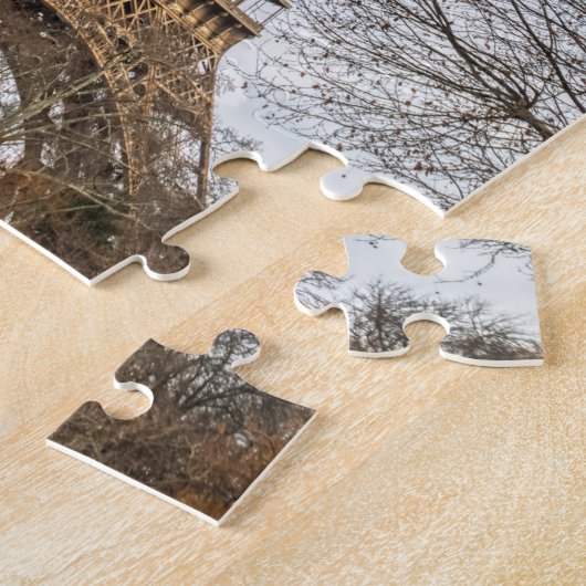 Puzzle Vue rapprochée de la Tour Eiffel - Paris, France (Côté)