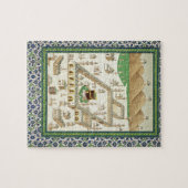 Puzzle Vue schématique de Mecque, montrant le Qua'bah, de (Horizontal)