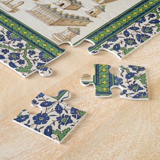 Puzzle Vue schématique de Mecque, montrant le Qua'bah, de (Côté)