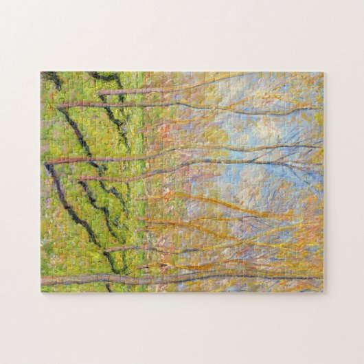 Puzzle Vue sur Bennecourt Monet Fine Art (Horizontal)