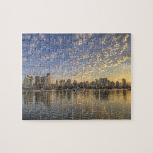 Puzzle Vue sur False Creek au-dessus du ciel de (Horizontal)