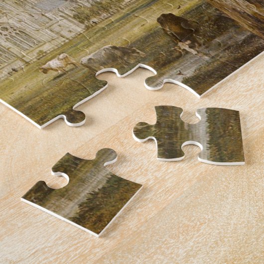 Puzzle Vue sur la cathédrale de Salisbury par John Consta (Côté)