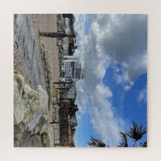 Puzzle Vue sur la promenade Folkestone (Horizontal)