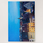 Puzzle Vue sur la vieille ville de Nuremberg la nuit (Vertical)