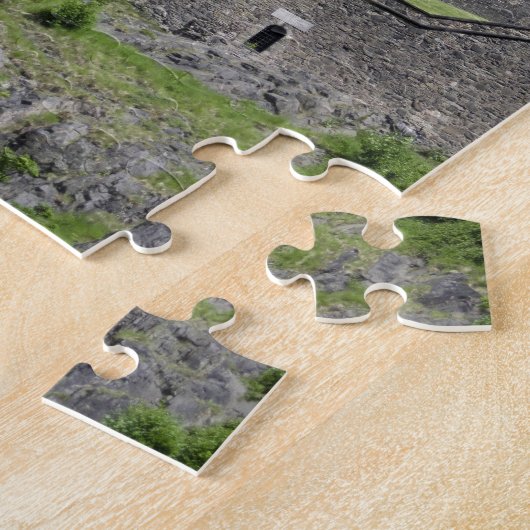 Puzzle Vue sur le château d'Édimbourg, Edimbourg, Ecosse, (Côté)