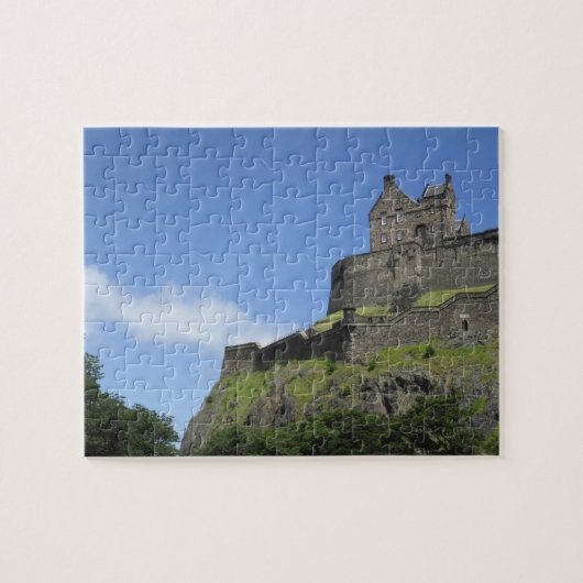 Puzzle Vue sur le château d'Édimbourg, Édimbourg, Écosse, (Horizontal)