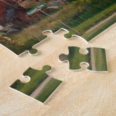 Puzzle Vue sur le paysage des Granges rouges dans le Midw (Côté)