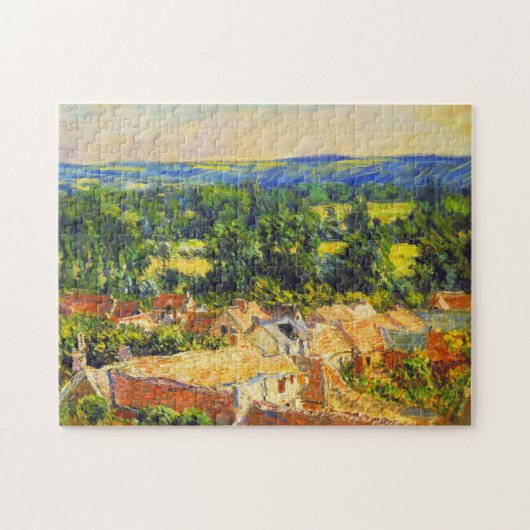 Puzzle Vue sur le village de Giverny Monet (Horizontal)