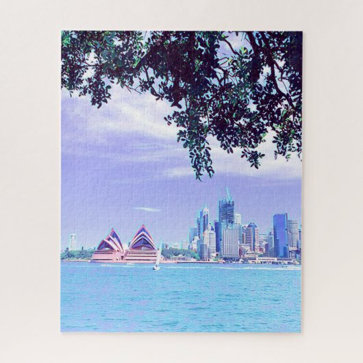 Puzzle Vue sur l'eau du port de Sydney Opera House (Vertical)