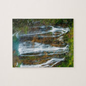 Puzzle Vue sur les chutes d'eau, Croatie (Horizontal)