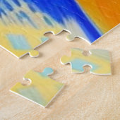 Puzzle Vue sur l'île de Santorin (Côté)