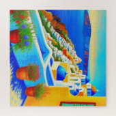 Puzzle Vue sur l'île de Santorin (Horizontal)