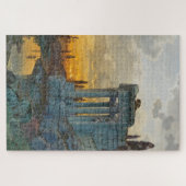 Puzzle Vue sur l'Italie du Sud avec les ruines romaines a (Horizontal)