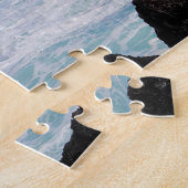 Puzzle Vue sur l'océan avec écriture (Côté)