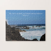 Puzzle Vue sur l'océan avec écriture (Horizontal)