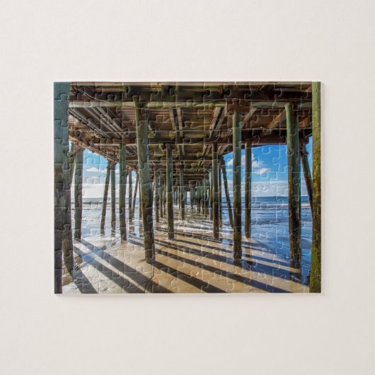 Puzzle Vue sur l'océan sous l'affiche de la jetée (Horizontal)