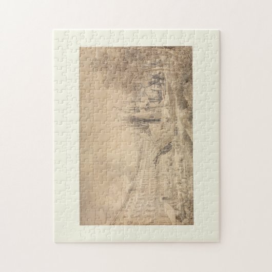 Puzzle Vue sur Messina Harbour - Louis Francois Cassas Ar (Vertical)