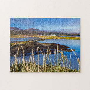 Puzzle Vue sur Saudarkrokur et Skagafjordur, Islande