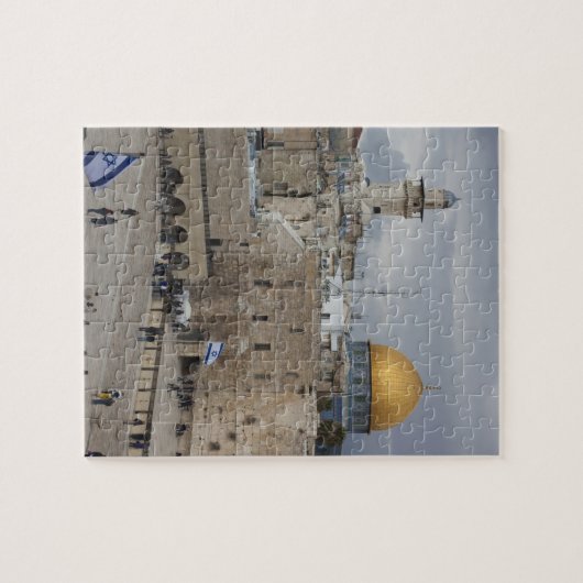 Puzzle Vue sur Western Wall Plaza, en fin d'après-midi (Horizontal)
