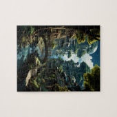 Puzzle Vue Techno-Organic City Daytime Creek (Horizontal)