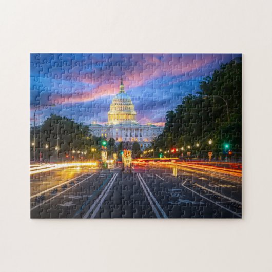 Puzzle WA DC Cityscape Washington DC Getaway Cityscape Co (Horizontal)
