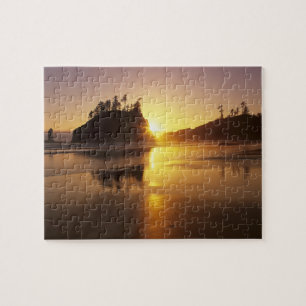 Puzzle WA, PN Olympic, deuxième plage au coucher du solei
