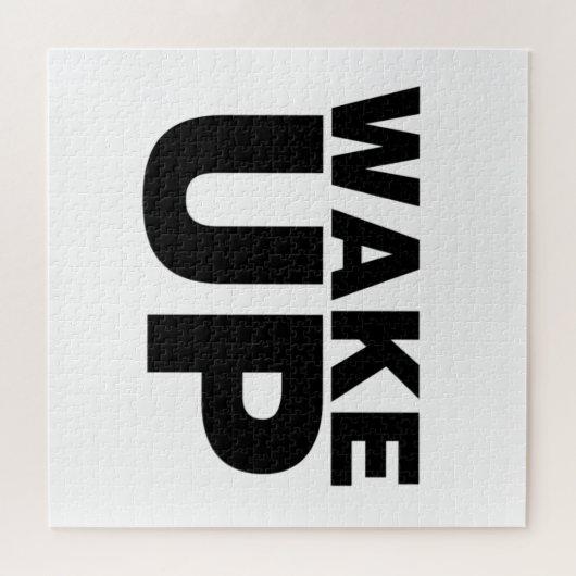 Puzzle Wake up Black (Horizontal)