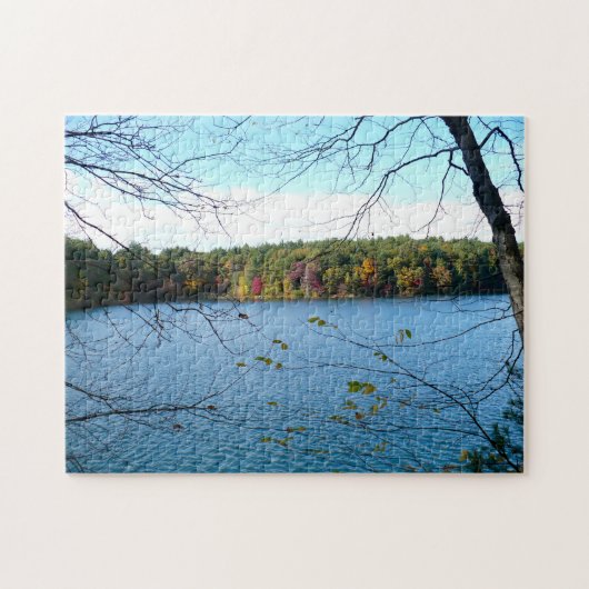 Puzzle Walden Pond à l'automne (Horizontal)
