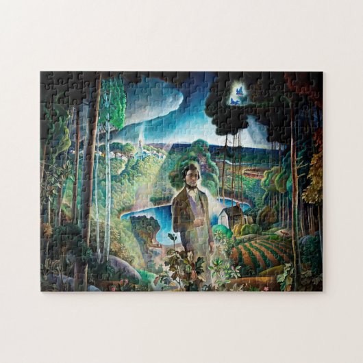 Puzzle Walden Pond Revisited by Newell Convers Wyeth (Horizontal)